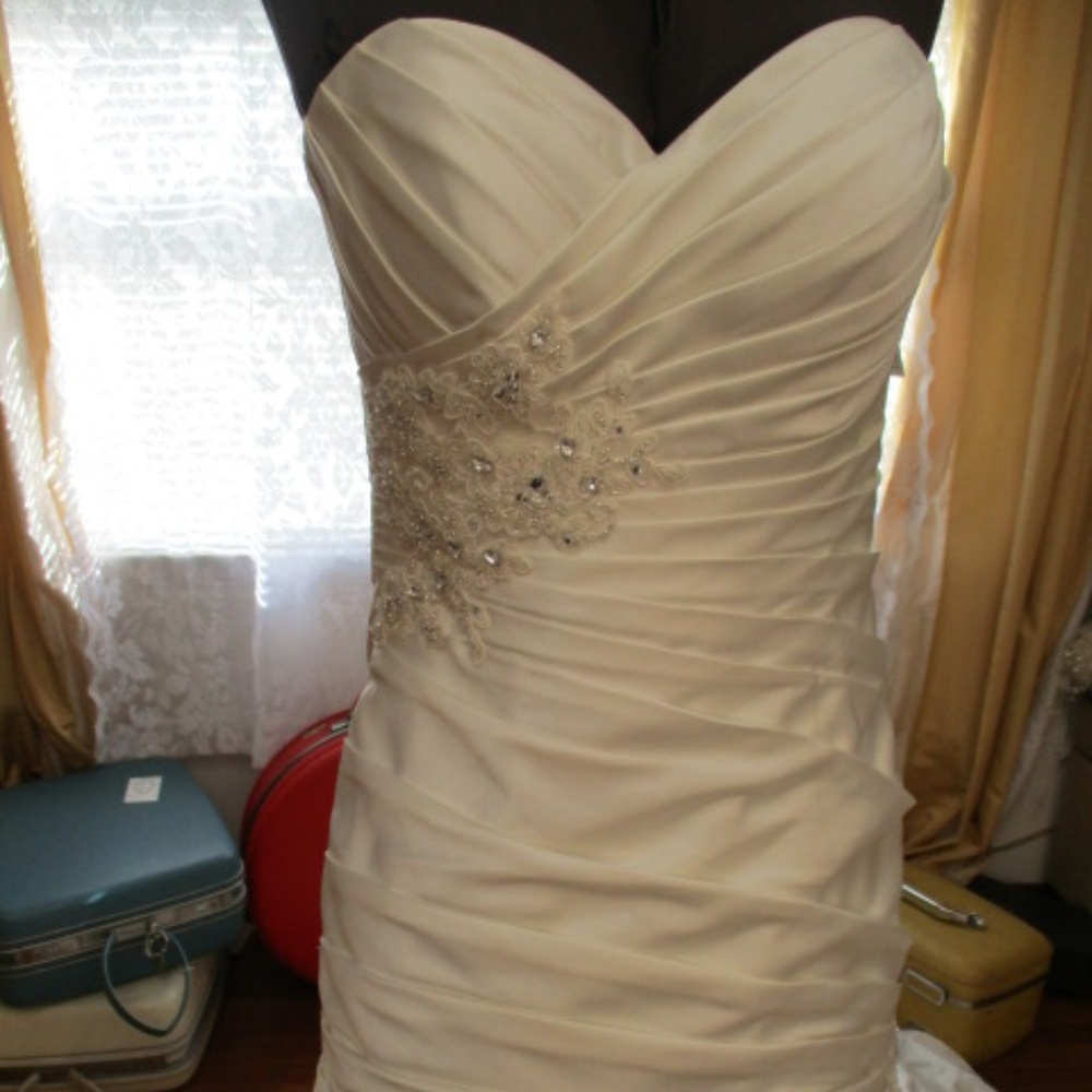 - Glamour Mermaid Trumpet Wedding Dress Gown sexy - Picture 4 of 8